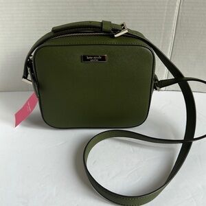 NWT $298 Kate Spade New York Cammie Newbury Lane Sapling Leather Crossbody